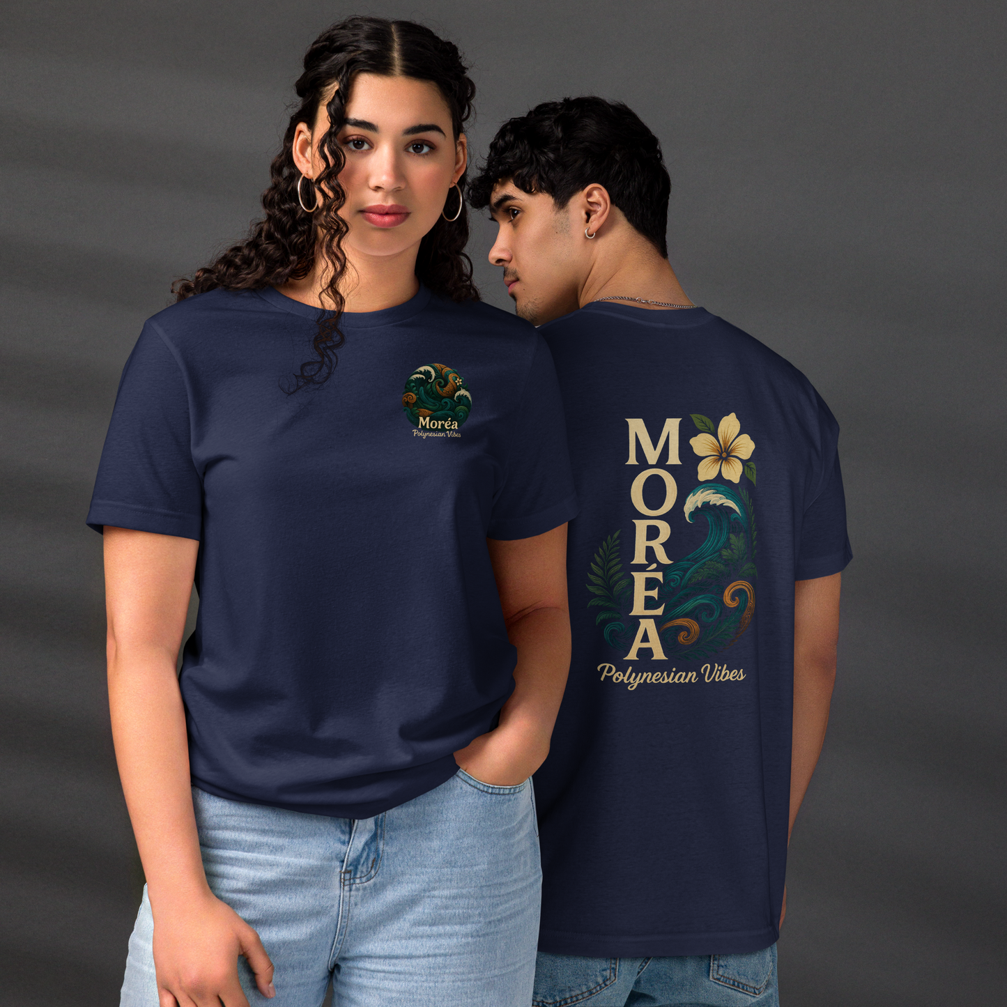 T-shirt écologique Moréa Polynesian Vibes (unisexe )